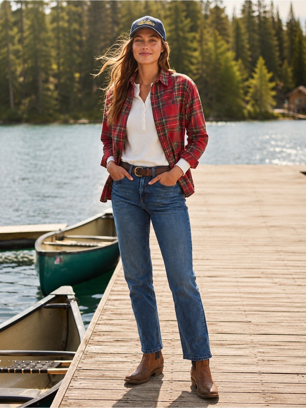 Vintage L.L. Bean Flannel Plaid Shirt